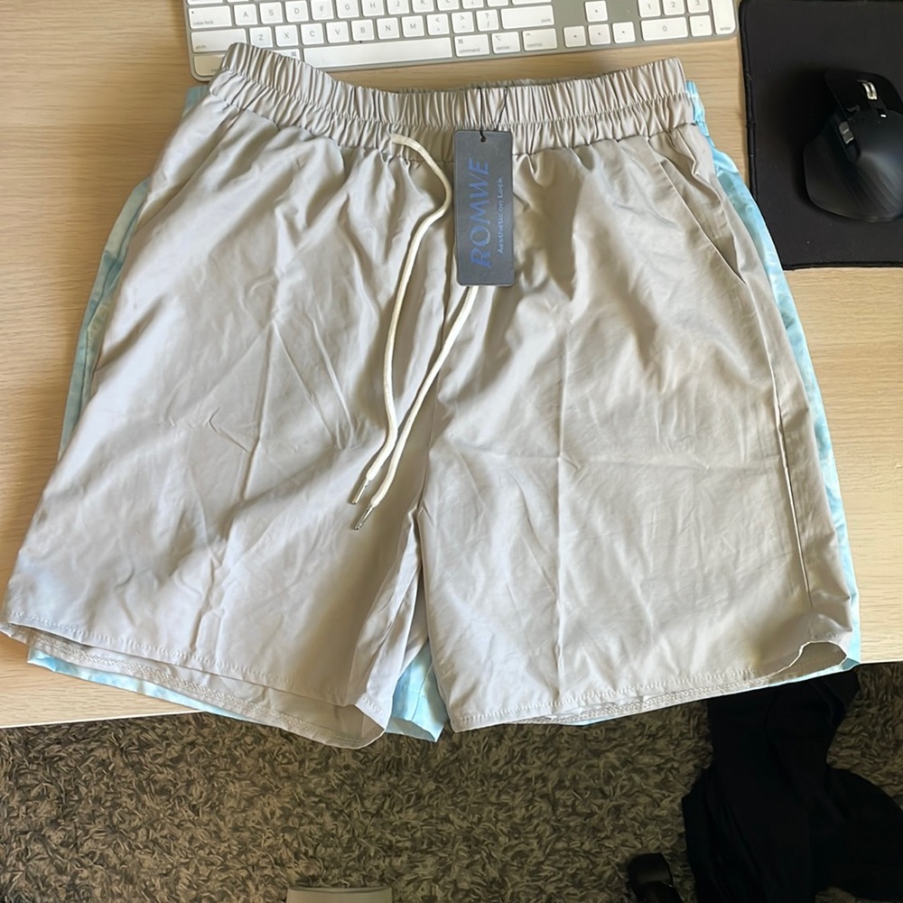 Grey shorts brand new